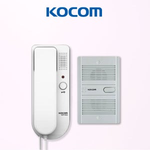 코콤 2선 AC 빌라 주택용 도어폰 인터폰 초인종 포함 세트 교체 설치 KDP-502A