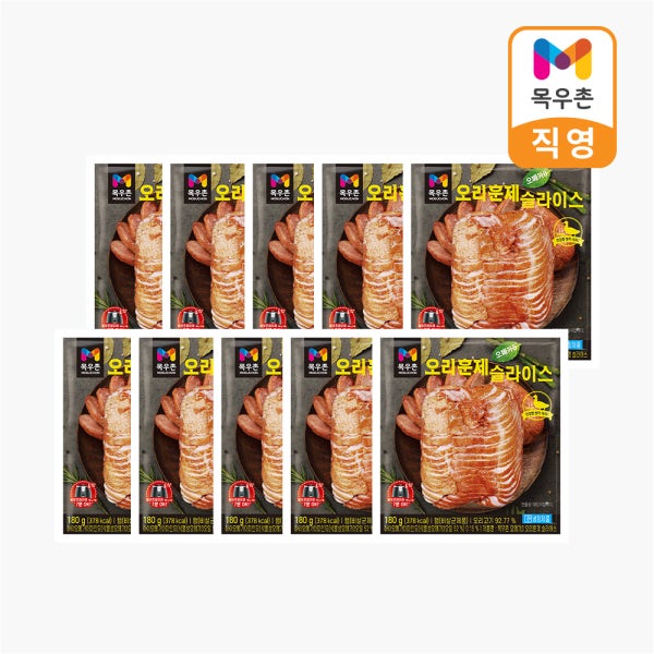 [슈퍼적립] 목우촌 오메가3 오리훈제 슬라이스