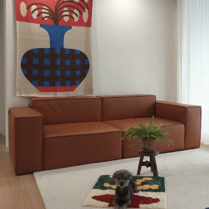 마스트 뒷면까지 블랙 전체가죽 이태리 천연 면피 3인 4인 통가죽소파 모듈소파 국내 주문제작