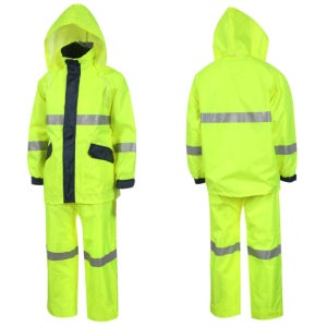 남자우비 배달 우비 형광 안전 우의 도롱이 오토바이 M