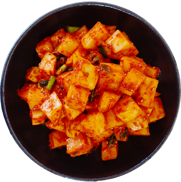 맛있는 국산 콜라비 깍두기 전라도 맛집 별미 무김치 주문 1kg, 1개