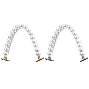 백앤센스 진주 핸들 스트랩 with T Bars 가방리폼 가방체인