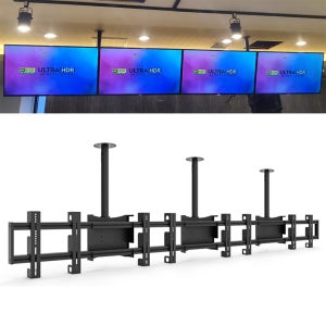 천장형 티비거치대 4단 멀티비젼 TV 브라켓 메뉴보드 32-55 블랙