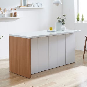 쉘리 1800B 인조대리석 아일랜드 홈바 식탁 HJS027-C 수납장 테이블 홈카페