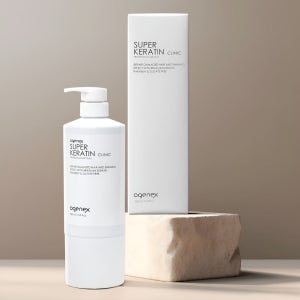 오제닉스 슈퍼케라틴 미용실 탄머리복구매직 헤어클리닉 550ml/손상모 상한머리복구 신데렐라 클리닉