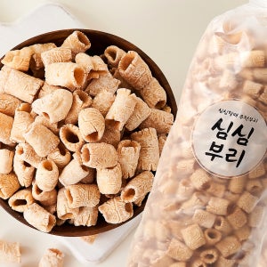 [심심부리] 소금대롱 마카로니뻥튀기 구운대롱과자 대용량 술집기본안주