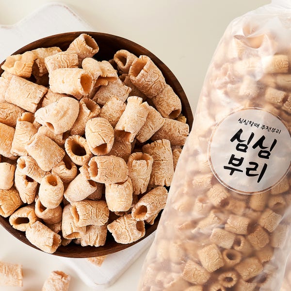 [심심부리] 소금대롱 마카로니뻥튀기 구운대롱과자 대용량 술집기본안주