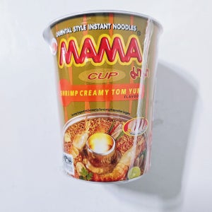 태국 컵라면 마마 인스턴트 누들 쉬림 크리미 톰얌, 70g, 12개