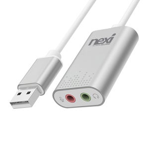 USB사운드카드 PC 노트북 7.1채널사운드카드 컴퓨터 연결 NX0614