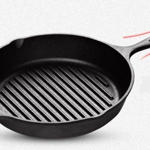 미국 정품 LODGE 롯지 스테이크 사각 원형 주물팬