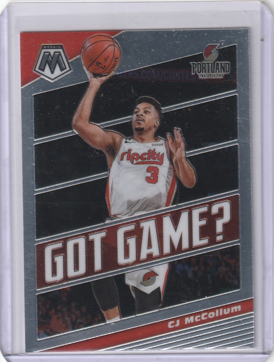 2019-20 Mosaic CJ 맥컬럼 GOT GAME #12 NBA카드