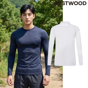 웨스트우드 봄 여름 이너 골프 이너웨어 베이스레이어 냉감티셔츠 아이스쿨소재 블랙야크