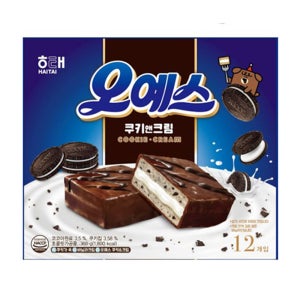 해태제과 오예스 쿠앤크 (쿠키앤크림) 360g x10