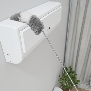 먼지털이 길이조절먼지털이개 극세사먼지떨이 틈새청소 1.3m