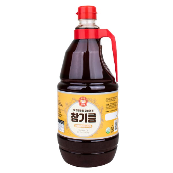 잇템 고소한 참기름1.8L 대용량 재래압착식 참깨분100% 업소용