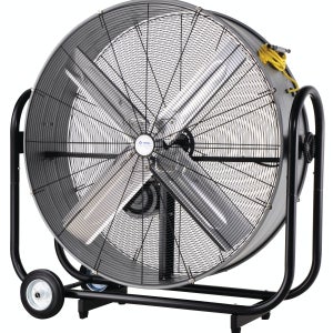 우주 WFSD-42 42인치 바퀴달린 대형 드럼선풍기 야외 이동식 공업 업소 공장 현장용