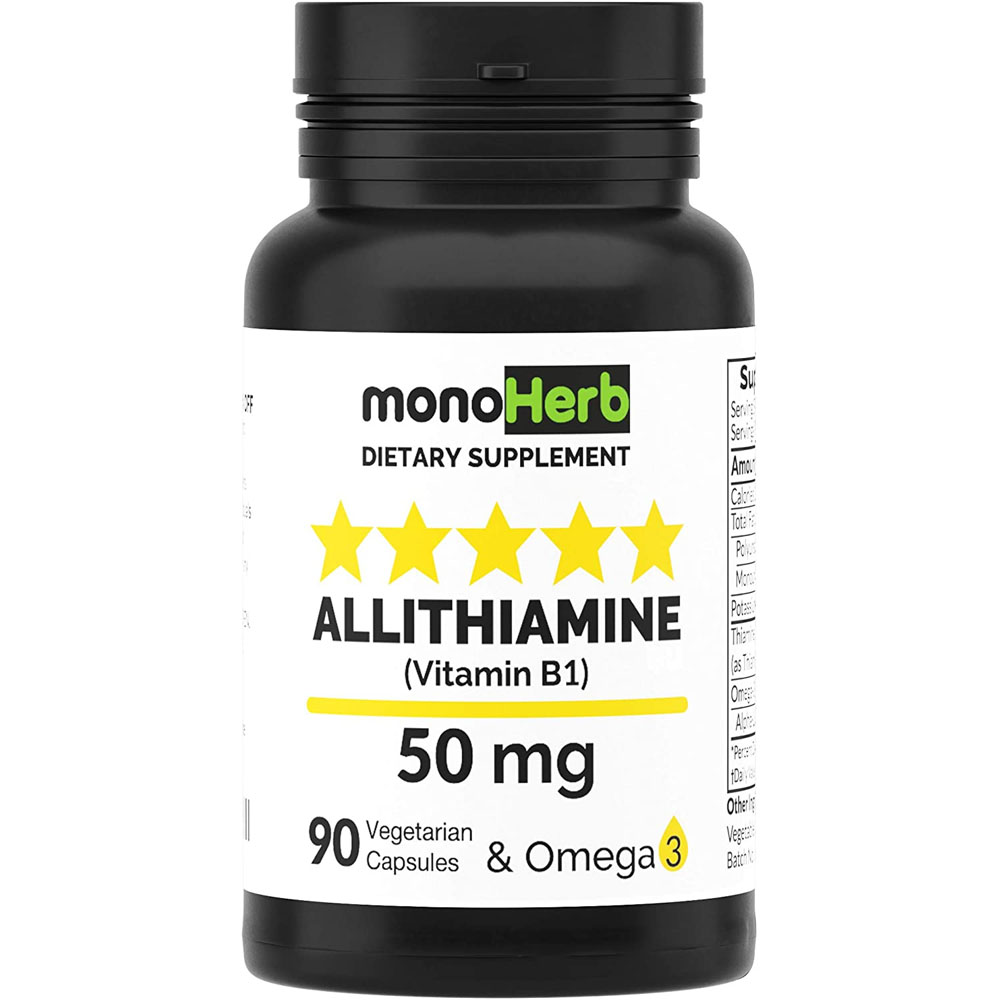 모노허브 <b>알리티아민 비타민</b>b1 50mg 90베지캡슐