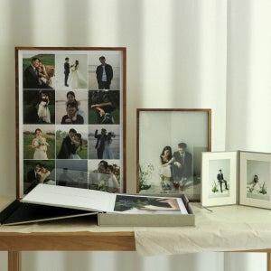 웨딩 압축 앨범 A 패키지 제작 포토테이블 액자 포함 셀프 11x14/14x11