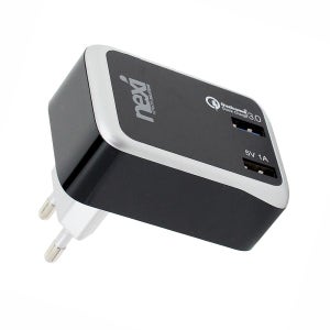 핸드폰급속충전기 QC3.0 초고속 USB2포트 스마트폰 휴대폰충전 NX0490