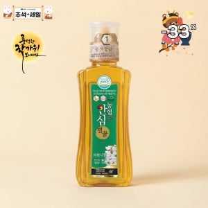 [국내산100%] 농협 안심 1등급 천연벌꿀 아까시꿀 아카시아꿀 튜브형 500g, 1개
