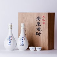 조옥화 김연박 명인민속주 안동소주 선물세트 특1호 400ml 2본 잔2 45도