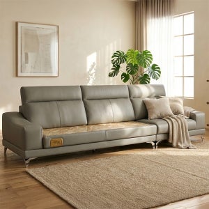 쏘랩 루크 온돌 이태리 전체 올가죽 천연 통가죽 온열 돌 쇼파 소파연구소 주문제작