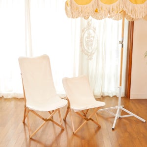 코드리빙 캠핑 경량 우드 의자 감성 롱릴렉스체어 A60IL