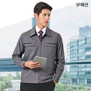 춘하 근무복 가슴지퍼 포켓 점퍼 봄 여름 작업복