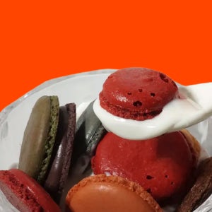 [정제설탕ZERO] 대용량 마카롱꼬끄 후레이크 360g 쫀득 바삭 마카롱 수제 디저트 천연색소 글루텐프리