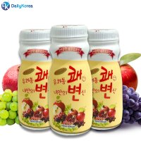 프리미엄 유쾌통쾌 내안의변신 100ml 3병 요구르트맛 식이섬유 쾌변 장 음료 D