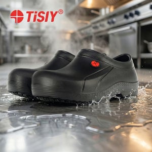 티슬리 미끄럼방지 주방화 조리화 식당 위생화 방수 안전슬리퍼 영양사 논슬립