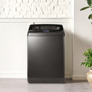 루컴즈 소형 전자동 통돌이 일반 세탁기 12KG 티탄실버 W120W01-SA