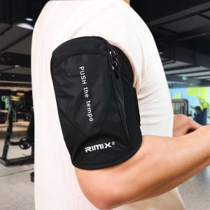 고탄력 스마트폰 암밴드 러닝 핸드폰 포켓형 블랙