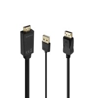 HDMI to DP 변환 케이블 2M 모니터 20핀 더미