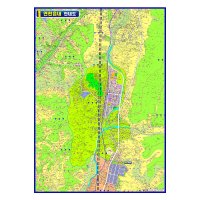 연천읍내 안내도 코팅 150cmx210cm 연천지도