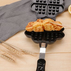 와플팬 분리형 미니 와플 크로플 후라이팬 간식 만들기 메이커