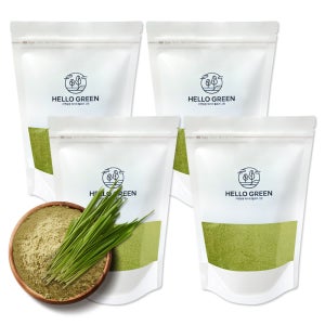 헬로우그린 국내산 제주 새싹 보리 분말 가루 노지재배 보리순 500g, 4개