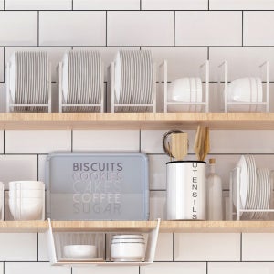 모던 접시 정리대 그릇 거치대 꽂이 도마보관 싱크대 상부장 하부장