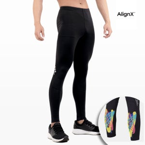 [웨이브웨어] 종아리 테이핑 타이즈 L10 - 스포츠 헬스 트레이닝 짐웨어 남자 레깅스