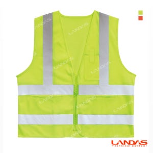 [랜더스] 글라스비드 안전조끼 S401_GN