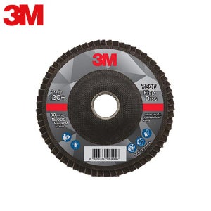 3M 디스크휠페이퍼 플랩디스크 769F 100MM 100장 40방