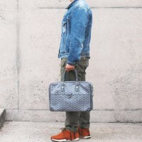 고야드 암바사드 MM 브리프케이스 토트백 스페셜 컬러 GOYARD AMBASSADOR MM