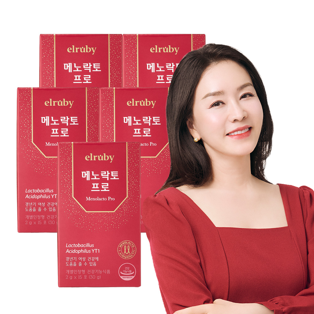 [휴온스N] 김정난 갱년기유산균YT1 메노락토프로 분말 15포, 5개