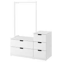 이케아 NORDLI 노르들리 5칸서랍장 - 화이트 892.952.87