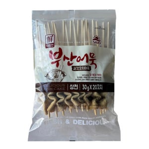 사조 대림선 부산어묵 사각꼬치어묵 600g (30gx20꼬치)
