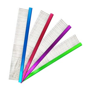 Beauty&Pet 애완용 일자 컬러빗 [L,M사이즈] 콤비빗/브러쉬