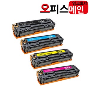 HP CM1415FNW MFP 4색세트 프린터 재생토너 CE320A