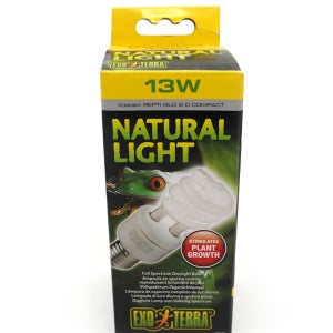 엑소테라 내츄럴라이트 UVA 13W 파충류 사육장 조명램프