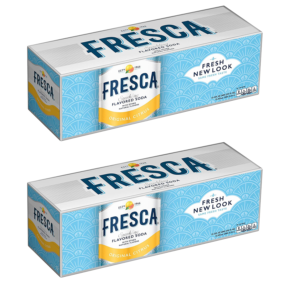 Fresca 프레스카 오리지날 시트러스 소다 Citrus Soda 355ml 12개입 2팩