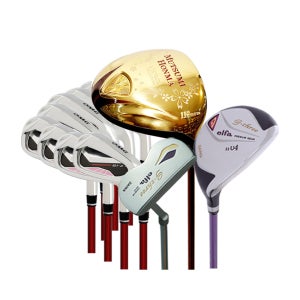 무쯔미혼마2스타고반발 다이와 조합여성골프채풀세트 11개 선택1 드라이버 유틸 8아이언 퍼터